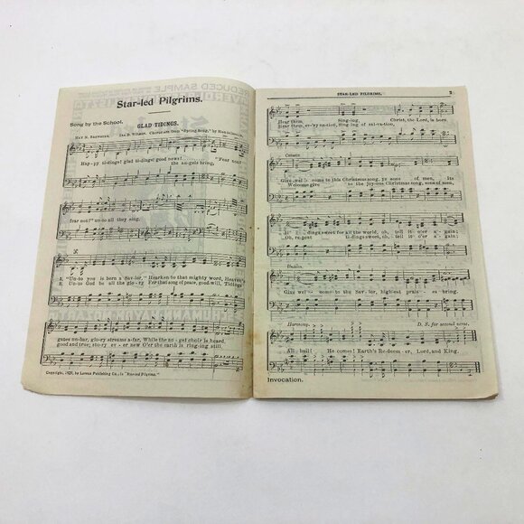 Star Led Pilgrims Reduced Size Sales Sampler Booklet Lorenz Publishing 1929 - Picture 3 of 5